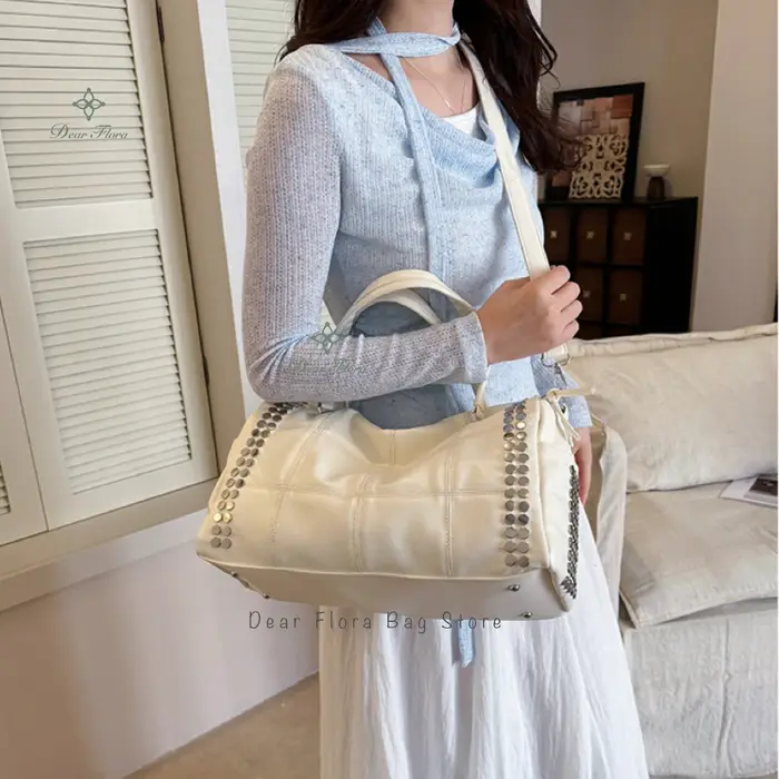 Y2K-Sac fourre-tout gothique vintage rose pour femme