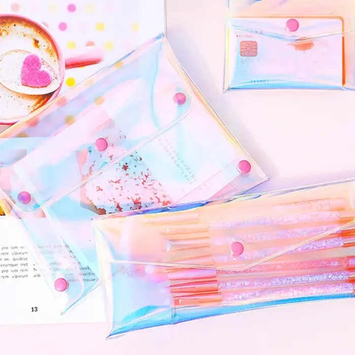 Sac à cosmétiques Transparent Laser pour femmes