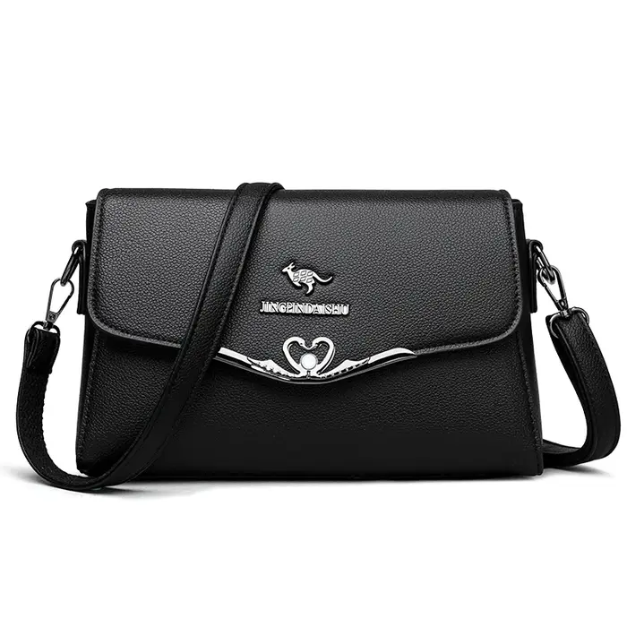 Sac à bandoulière de luxe en cuir PU pour femmes, sac carré de bonne qualité, tendance, sacoches por
