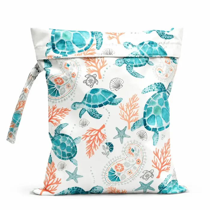 Sac étanche à imprimé tortue