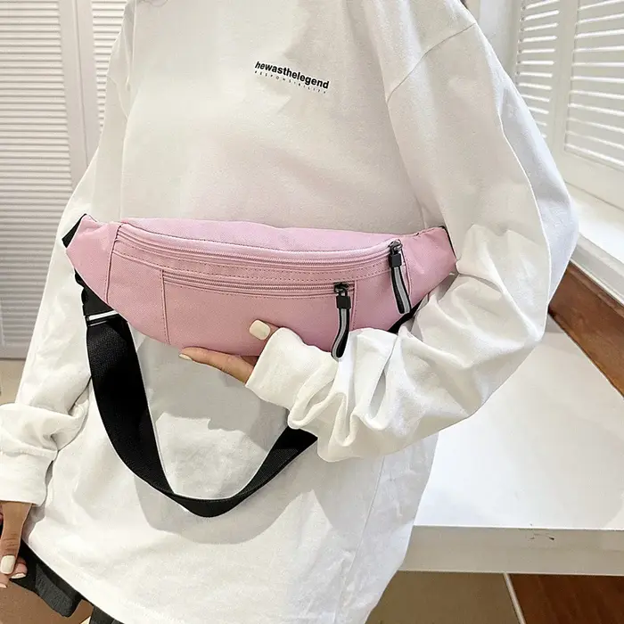 Sac banane de sport, grand sac à bandoulière pour la course