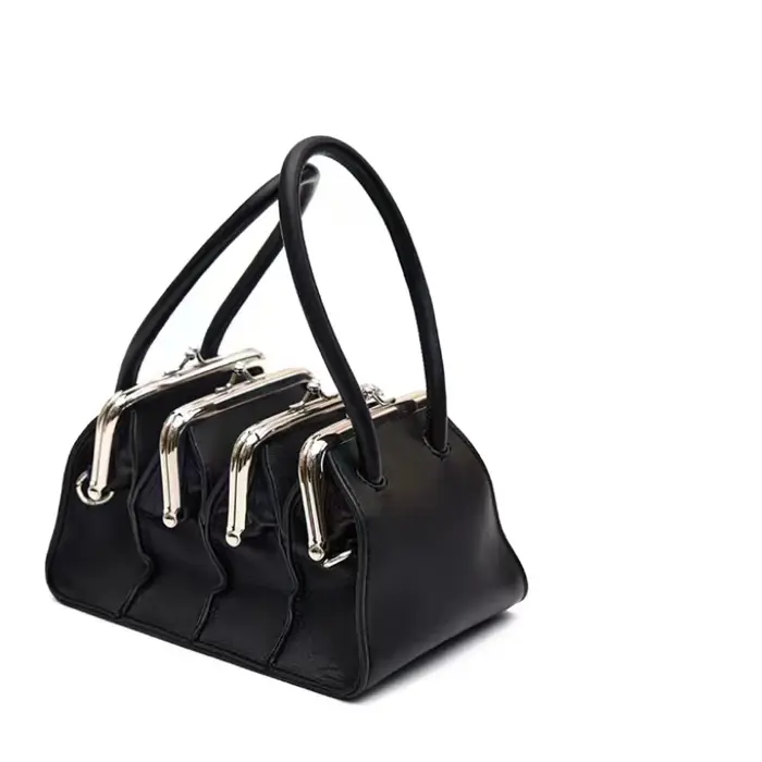 Sacs à main à clips multicouches pour femmes, sac à bandoulière design, marque originale, tendance, 