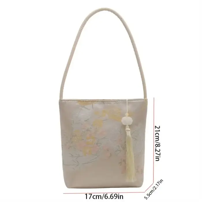 Sac à bandoulière brodé chinois à la mode