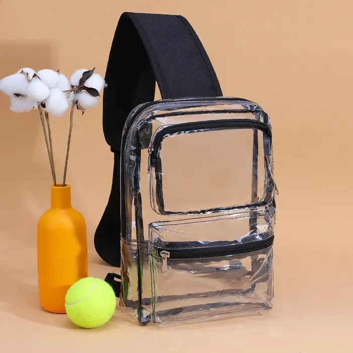 Sac de poitrine transparent en PVC TINYAT