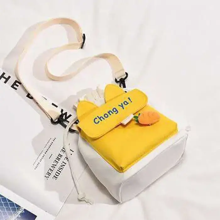 Sac à bandoulière en toile pour femmes