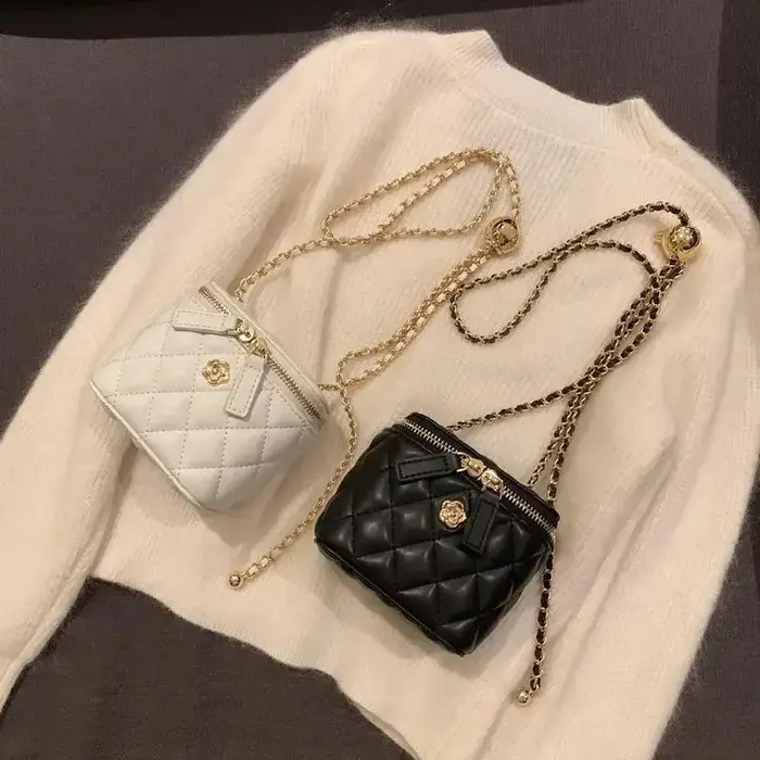 2024 nouveau mini sac à bandoulière camélia lingeries chaîne boîte petit sac pour femmes sac
