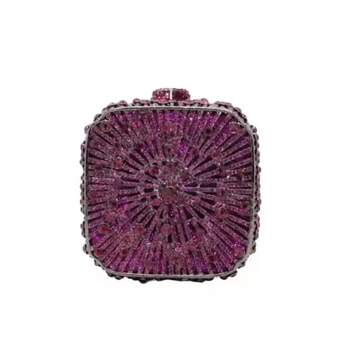 Cristal strass diamant sac de soirée paillettes Mini boîte de luxe concepteur mode pochette sac à main pour fête de mari