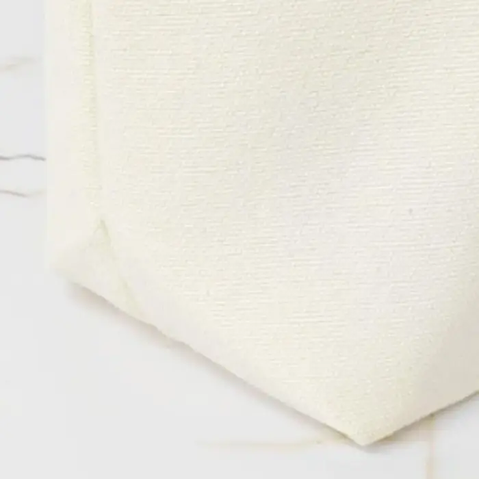 Sac fourre-tout en toile beige pour documents