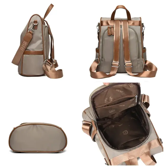Sac à dos antivol multifonctionnel pour femme, blocage de documents, sacs de livres scolaires pour adolescents et étudiants, sac de voyage pour femme, mode initiée