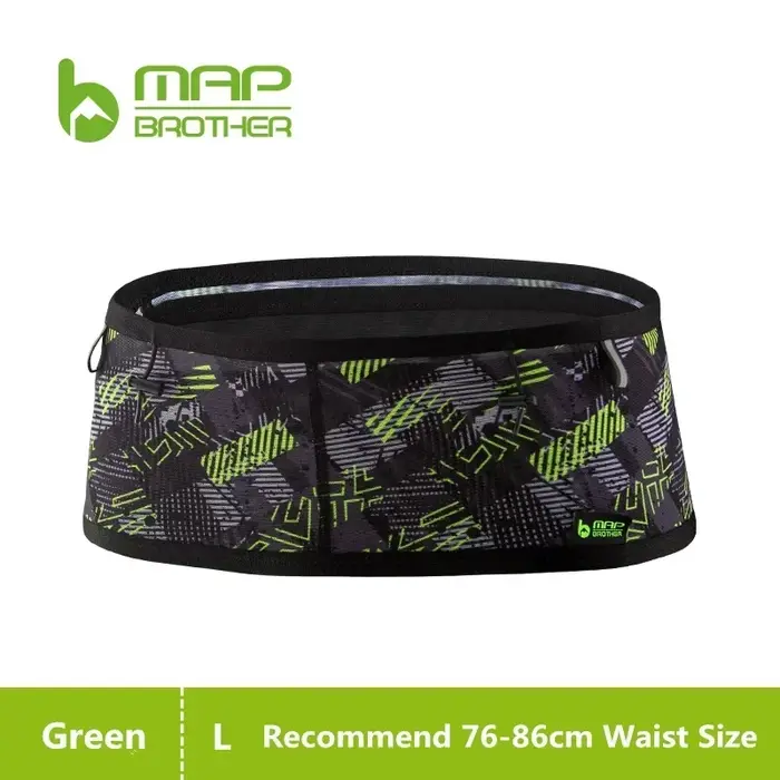 Sac banane de sport élastique tissé MAP BROTHER W1001 pour la course à pied