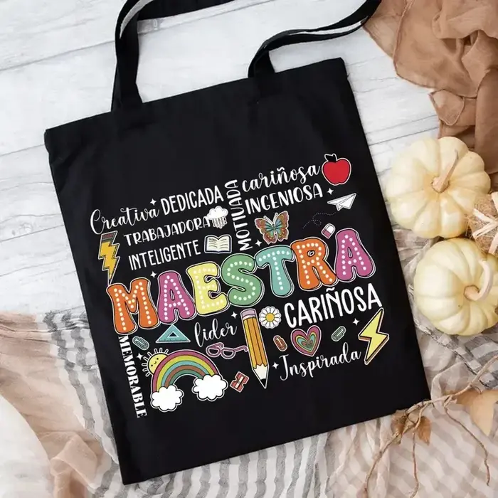 Sac fourre-tout en toile « Maestra » espagnole