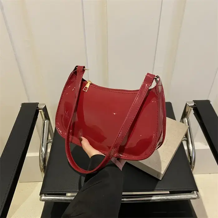 Sac à bandoulière de couleur unie pour femmes, tendance printemps, polyvalent, petit Design carré, S
