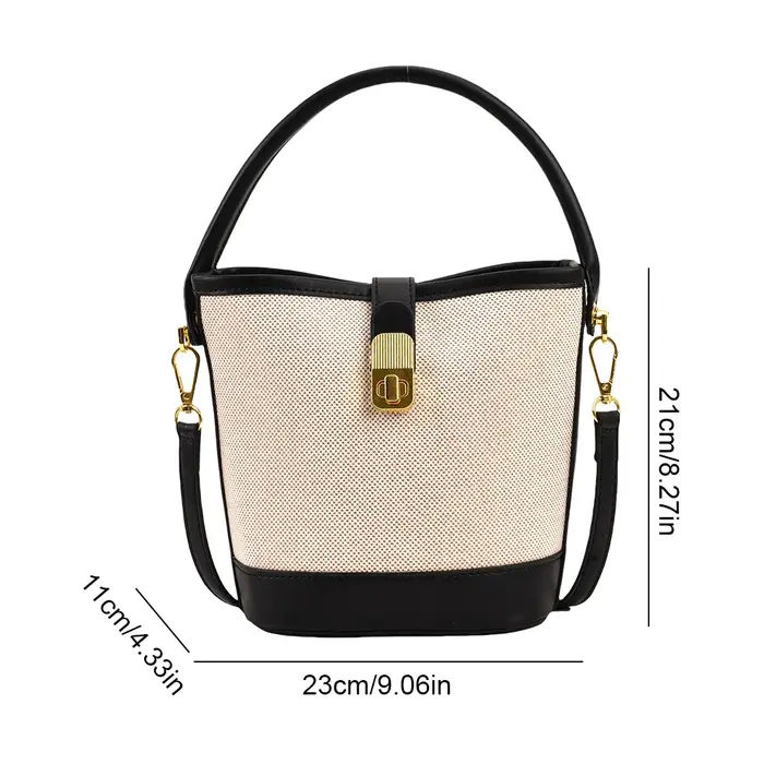 Sac messager en PU, sac bandoulière tendance avec sangle réglable