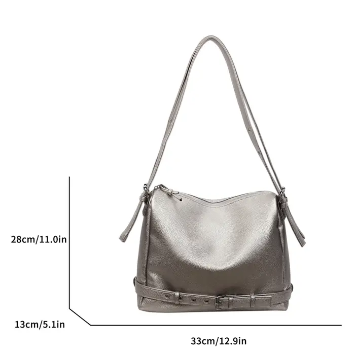 Sac à main argenté sac à bandoulière design de luxe Europe et amérique dame sac