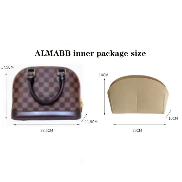 Convient pour Alma BB insérer sacs organisateur maquillage sac à main