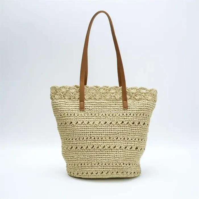 Sac fourre-tout élégant en dentelle française pour femme