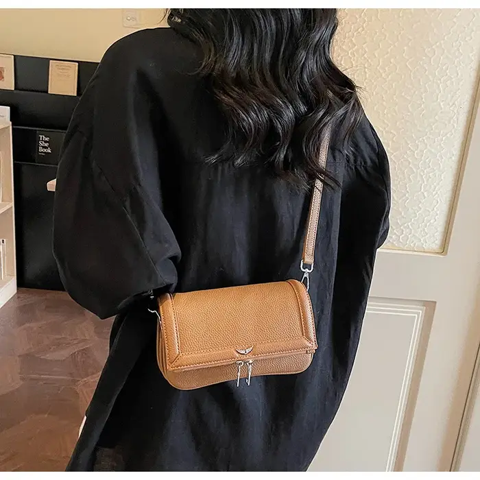 Sac de Luxe Unique et Abordable 2026 Nouveau, Sac à Bandoulière Texturé Chic et Minimaliste, Sac à M