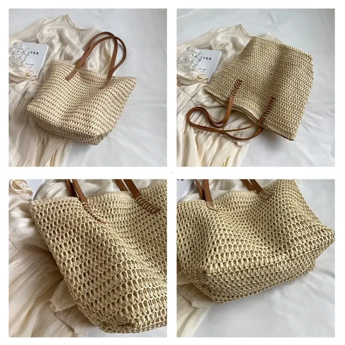 Sac à bandoulière tissé à la main pour femme