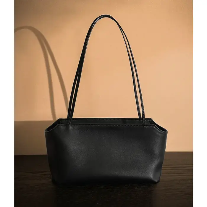 Sac à bandoulière simple en peau de mouton