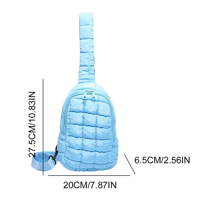 Nouveau sac de poitrine matelassé femmes mode nuage sac à bandoulière bouffant fronde sacs à bandoul
