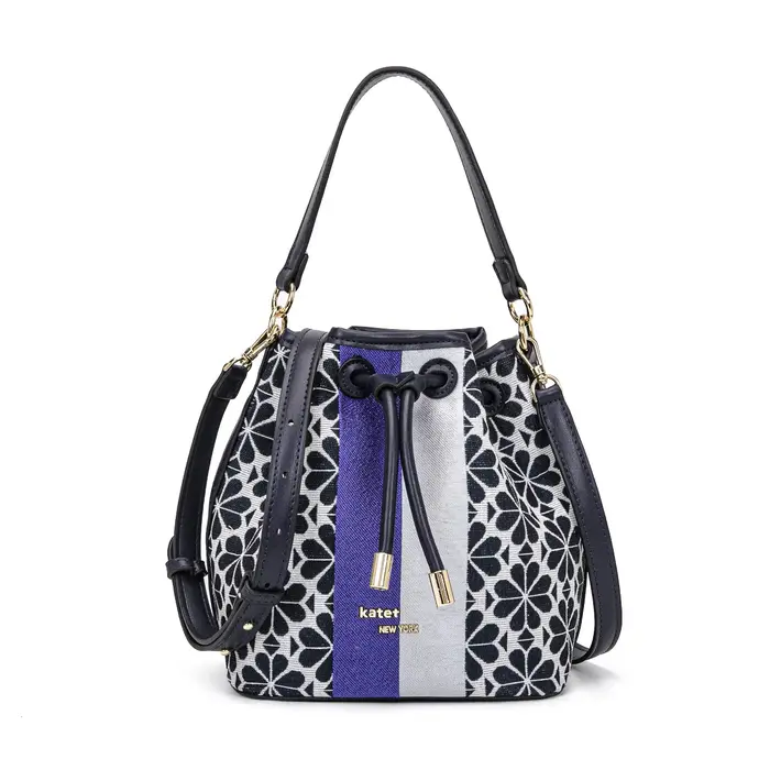 Sac fourre-tout rayé grande capacité pour femme