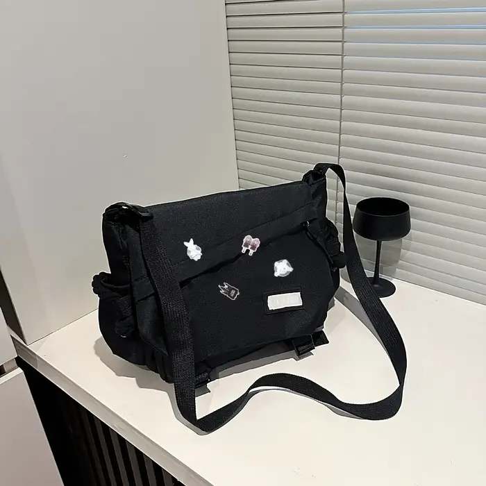 Sac à bandoulière polyvalent de style coréen, version artistique de Hong Kong, sac messager, sac ban