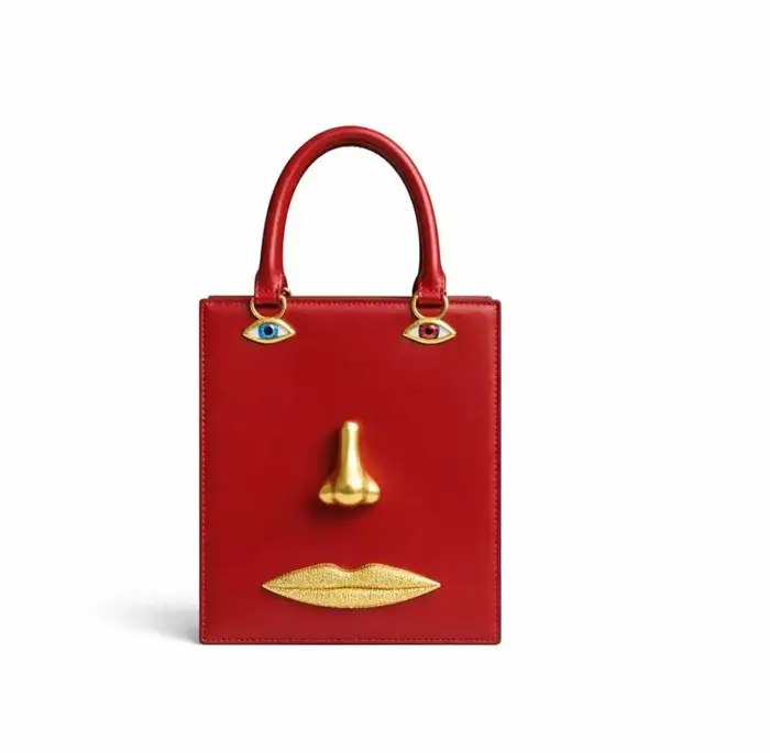 Sac à main de luxe en cuir noir pour femme