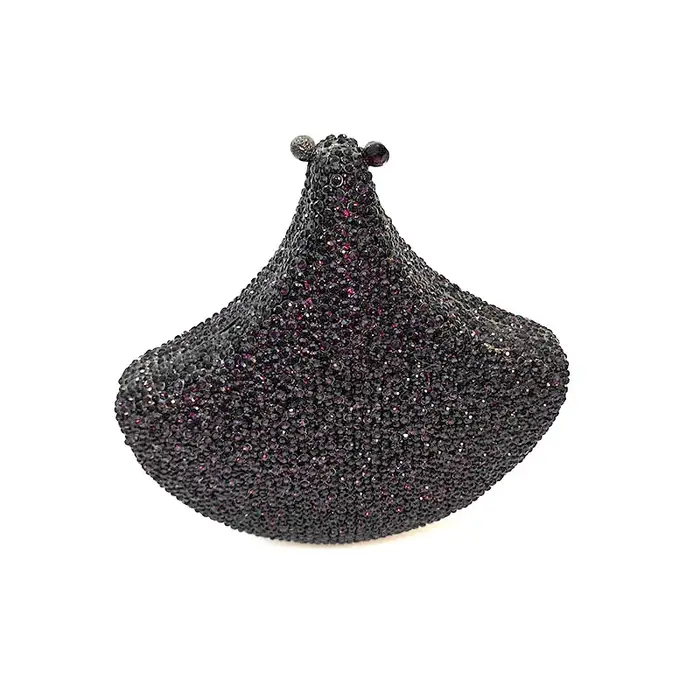 Pochette vintage en cristal, sac de soirée de luxe, sac de créateur haute couture