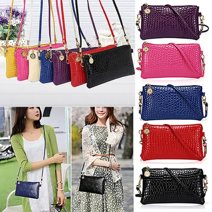 Sac à bandoulière Chic décoratif en Faux cuir pochette pour téléphone femmes mode