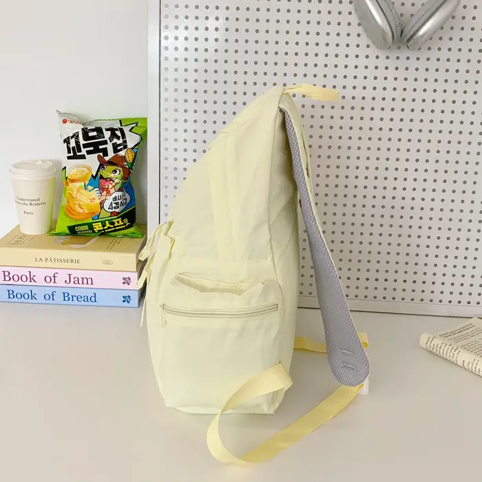 Sac à dos léger en nylon lavande pour femme