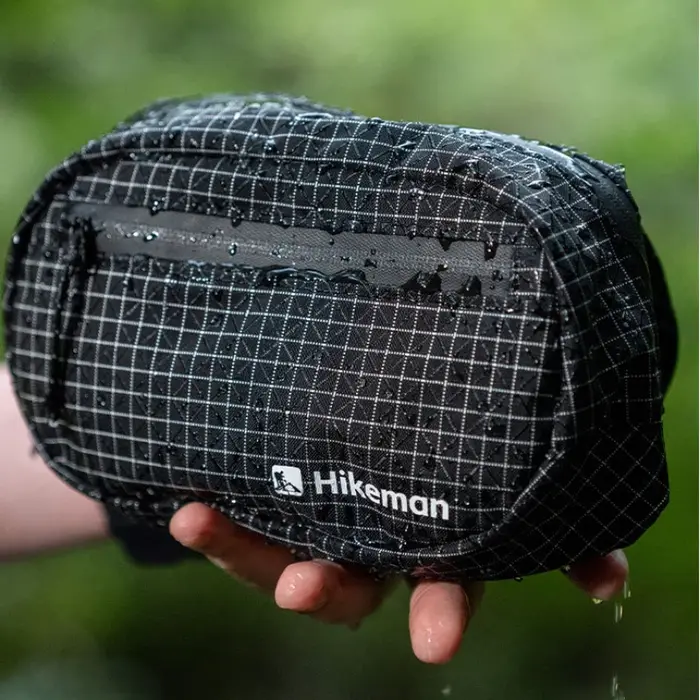 Sac banane Hikeman léger et imperméable pour la randonnée en extérieur avec système MOLLE, sac de poitrine respirant pour le cyclisme, la course à pied et les activités tactiques