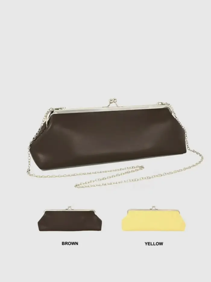 Sac de soirée en cuir PU pour femmes