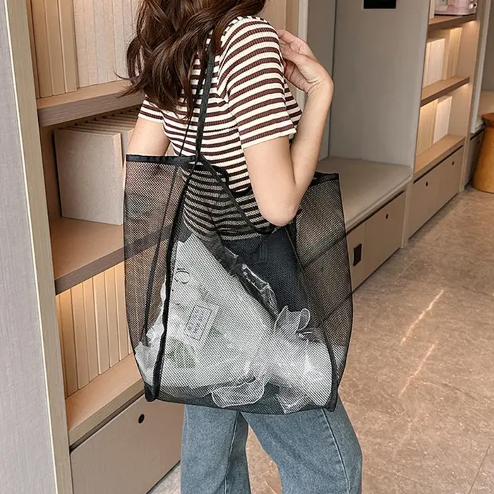Sac de plage en maille