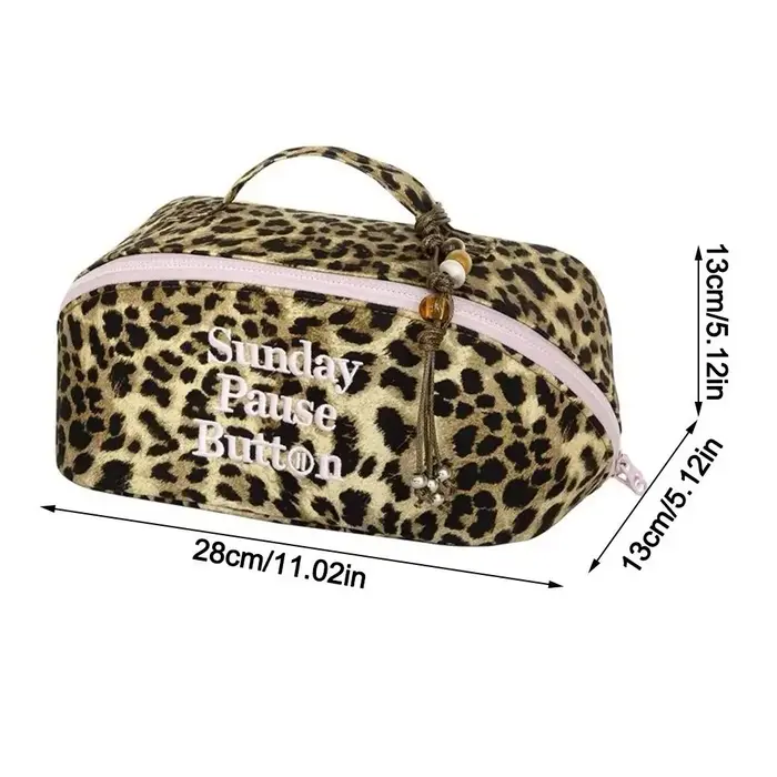 Sac fourre-tout léopard vintage tendance