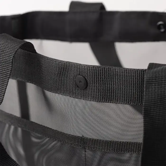 Sac à main en gaze de couleur unie