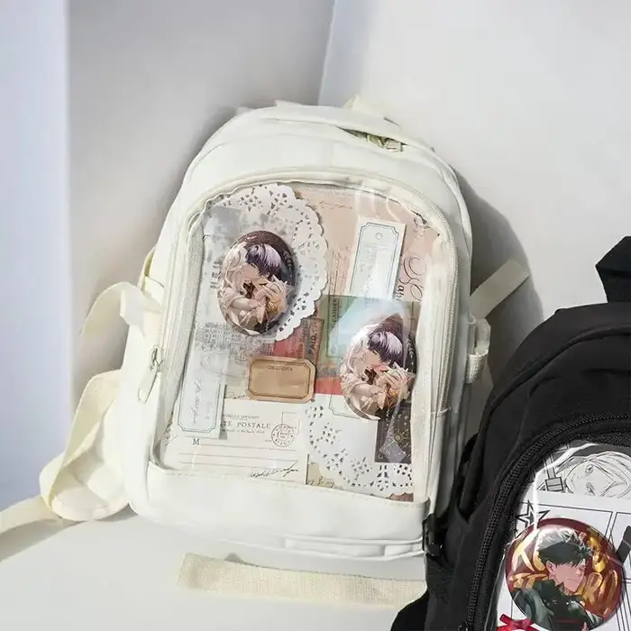 Sac à dos mini Y2K mignon pour femme, sac ItaBag tendance, sac à dos transparent pour fille, sac à d