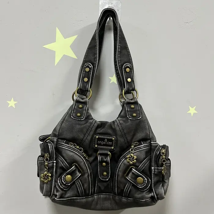 Sacs à main pour femmes, petit sac à bandoulière, fourre-tout souple, sacoche à la mode multi-poches