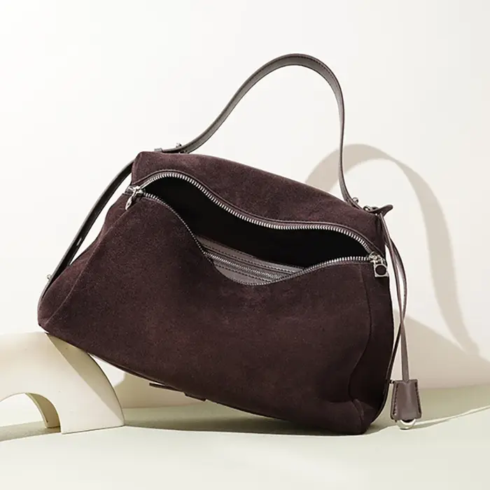 Sac à main Premium 2025 automne hiver daim cuir Boston sac épaule sac à bandoulière femmes minimaliste déplacements tendance polyvalent sac