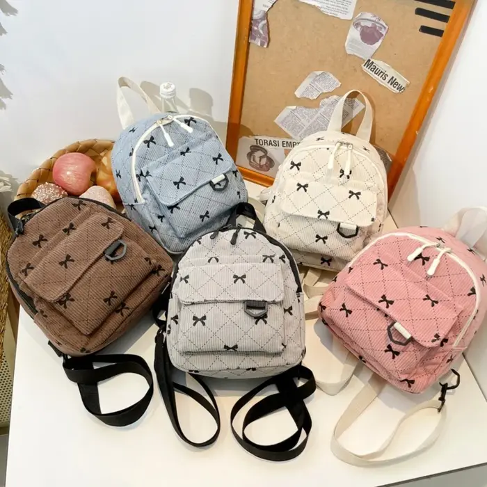 Mini sac à dos imprimé Bowvétérans t doux