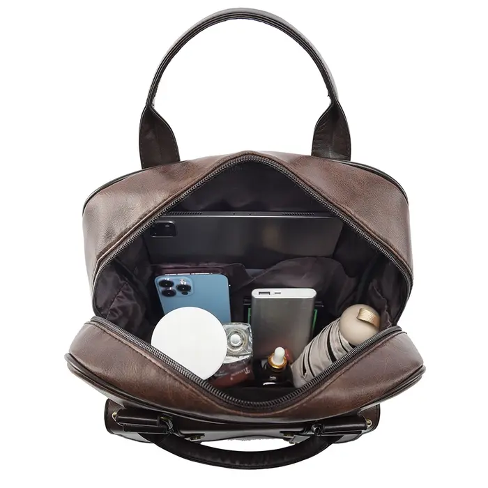 Sac à dos rétro en Pu pour femmes