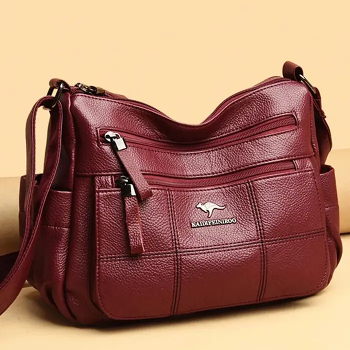 Sac à main en cuir véritable pour femmes