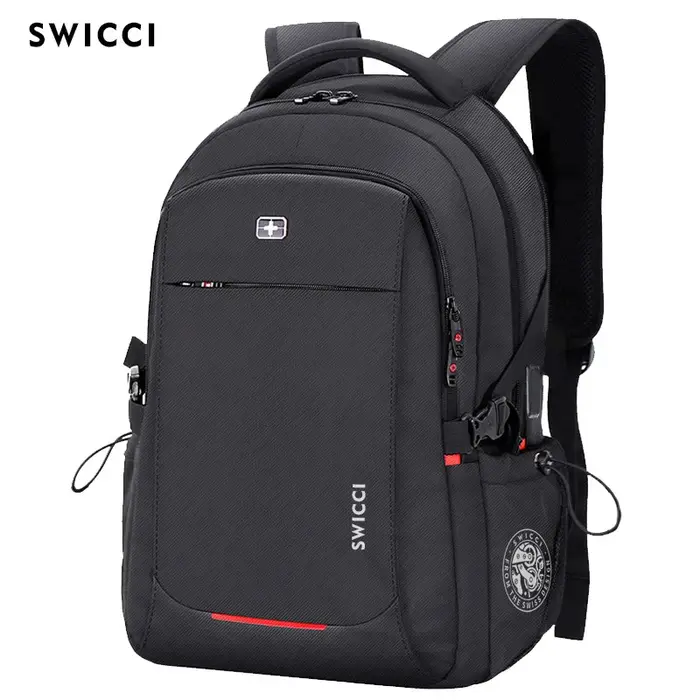 Ravel 16 17.3 pouces ordinateur portable suisse sac à dos USB charge antivol bagages d'affaires sac à dos pour hommes femmes collège sac d'école