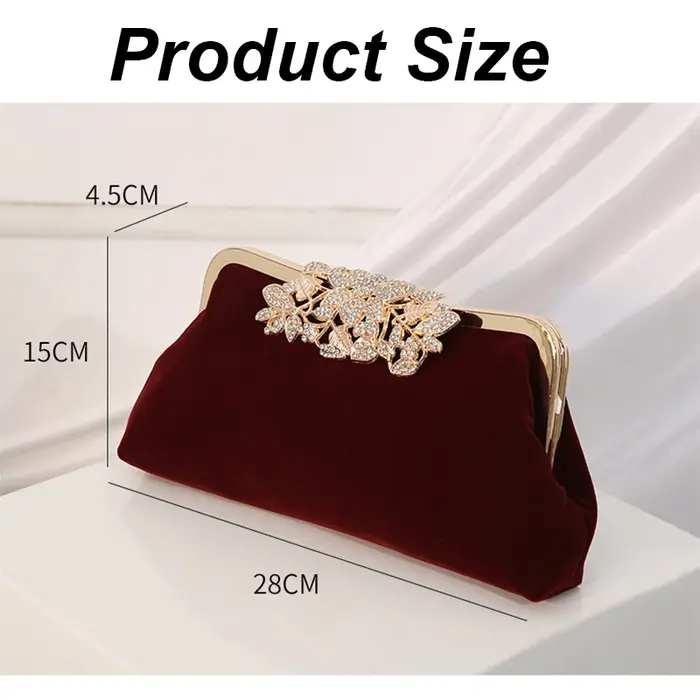 Pochettes de soirée en strass pour femmes, sac à main de fête en cristal scintillant et diamant, sac à bandoulière Vintage en velours pour Cocktail de mariage
