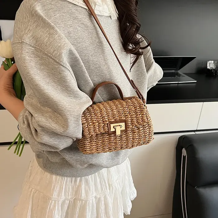 Nouveau Sac à Main en Paille Été 2026 pour Femme