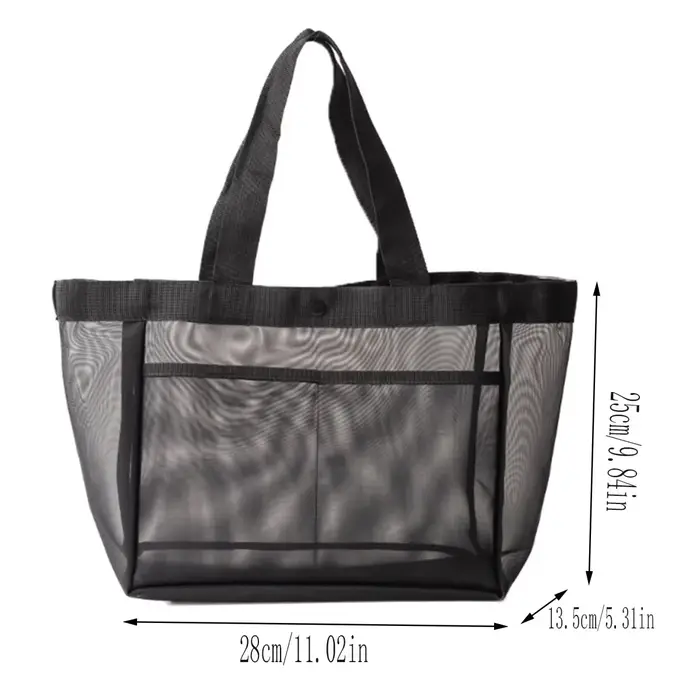 Sac à main en gaze de couleur unie