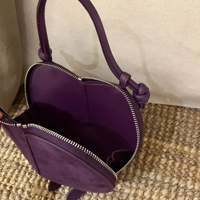 Sac à main de luxe en daim et cuir pour femmes