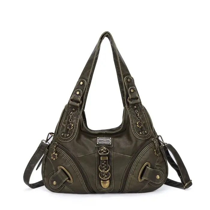Sac à main vintage pour femme, sac à bandoulière, sac à poignée supérieure, sac à main tendance vint