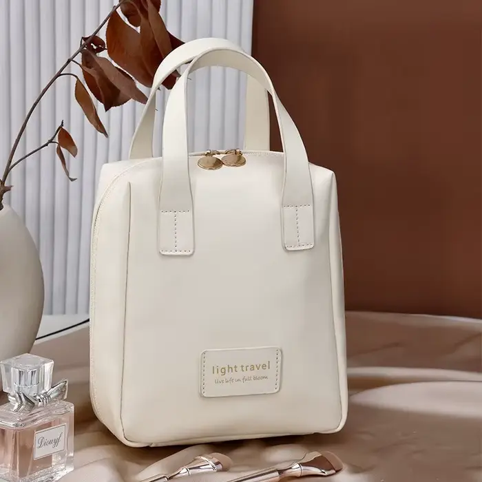 Sac à cosmétiques Portable de grande capacité, sac de rangement de maquillage étanche, sac de rangem