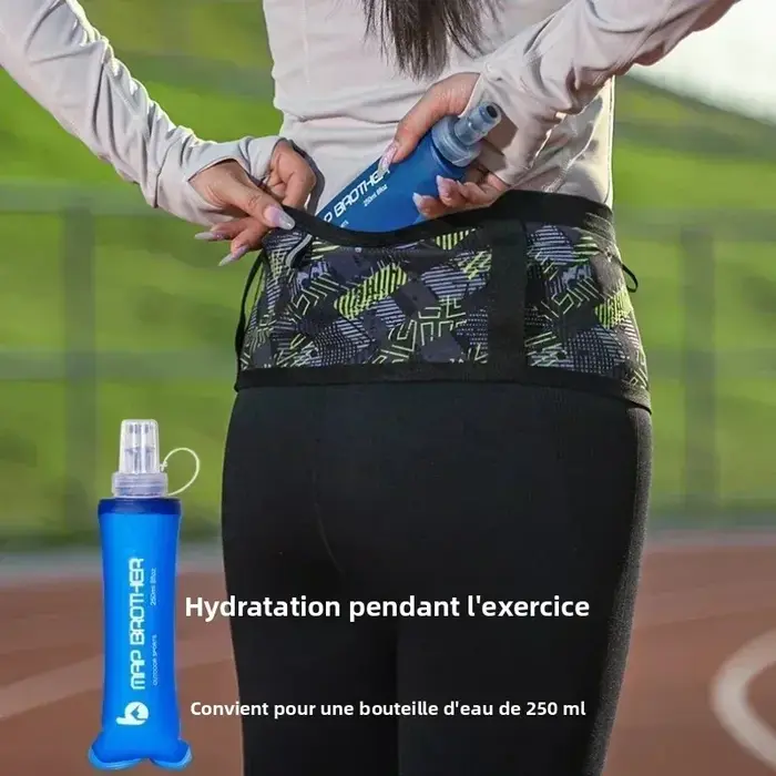 Sac banane de sport élastique tissé MAP BROTHER W1001 pour la course à pied