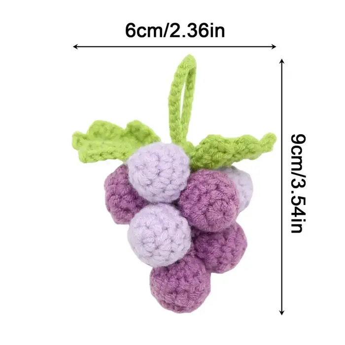 Breloques Mignonnes pour Sacs, Ornements Faits Main au Crochet, Décoration pour Petit Sac à Main, Sa